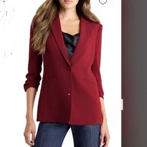 Cinq à Sept Deep Red Blazer Sz.12
